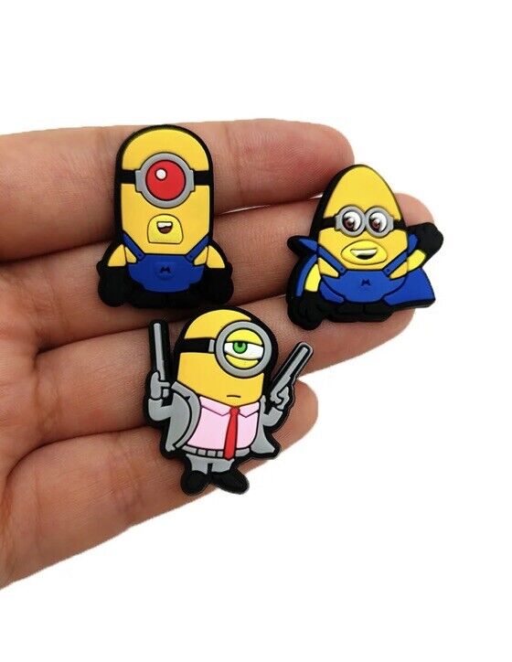 24PCS 2024 Despicable Me 4 Minions MINISO Shoe Charms for Croc Clog Sandals - SOScollectible