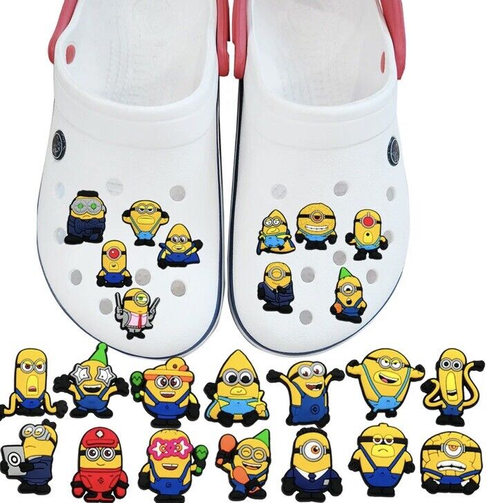 24PCS 2024 Despicable Me 4 Minions MINISO Shoe Charms for Croc Clog Sandals - SOScollectible