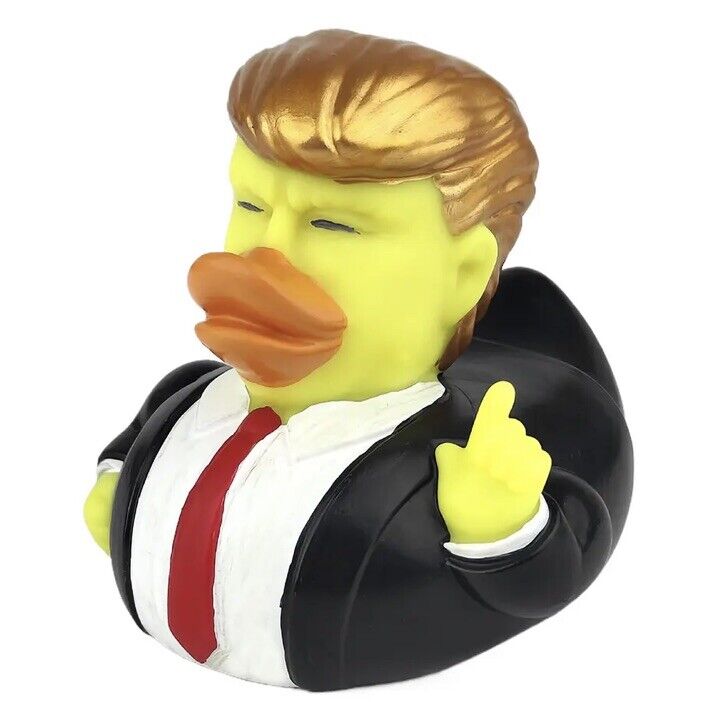 2x Donald Trump Ducks Assassination Attempt And Gold Hair With Finger Up Gift - SOScollectible