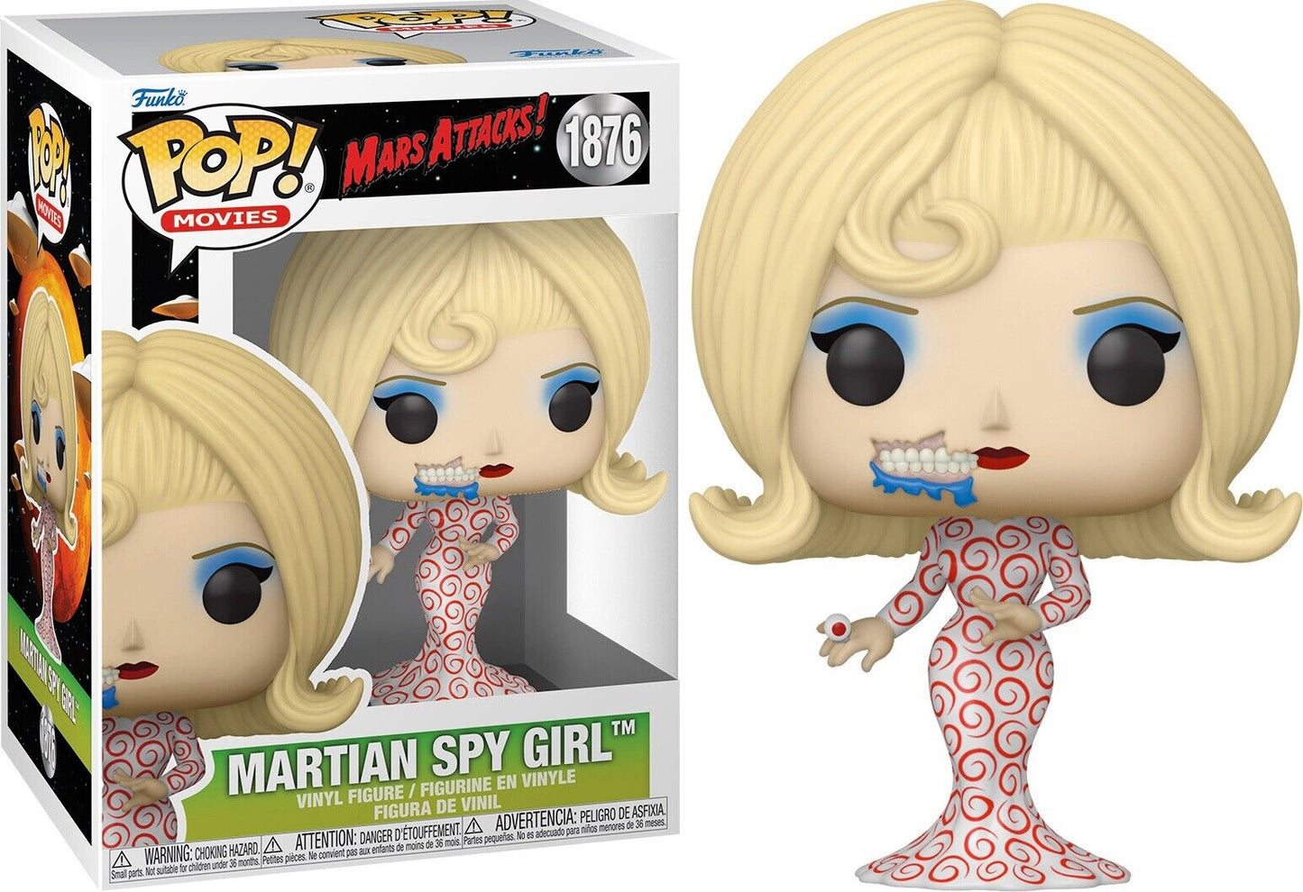 3x Mars Attacks Martian Funko Pop! Vinyl Figure Ambassador Soldier Spy In Stkjan - SOScollectible