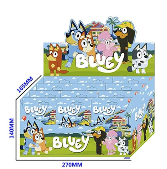 3x Toy Bluey's Family and Friends Blind Bag 8 - 10cm Action Figures Bluey Gift - SOScollectible