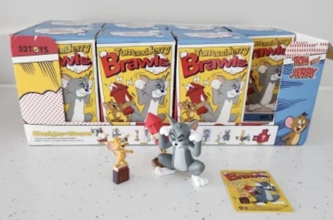 52Toys TOM & JERRY ‘BEE HIVE’ Brawls Combat series blind figures 🇬🇧 8 To Buy - SOScollectible