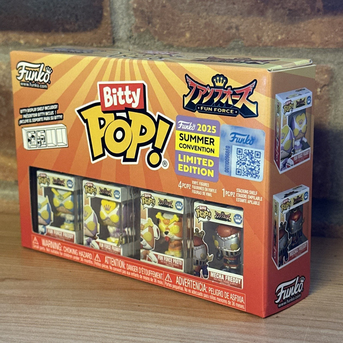 Funko Bitty Pop! Fun Force 4-Pack Summer Convention Exclusive SDCC 25 Ltd Ed0