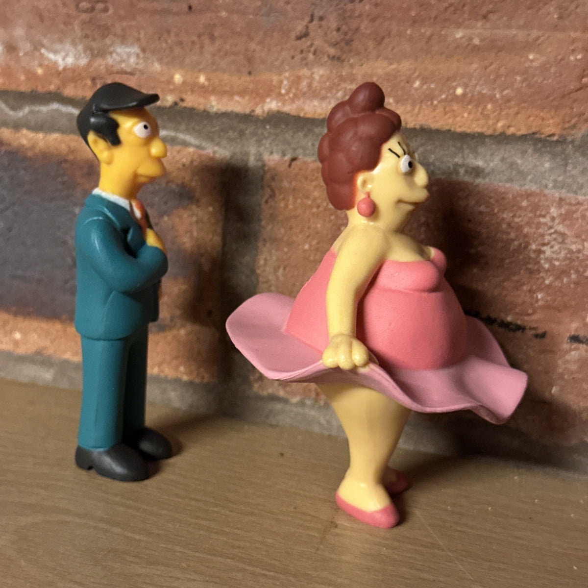 The Simpsons PRINCIPAL SKINNER & BALLERINA TINA SIMPSON Figure 5.5' VINYL FIGURE1