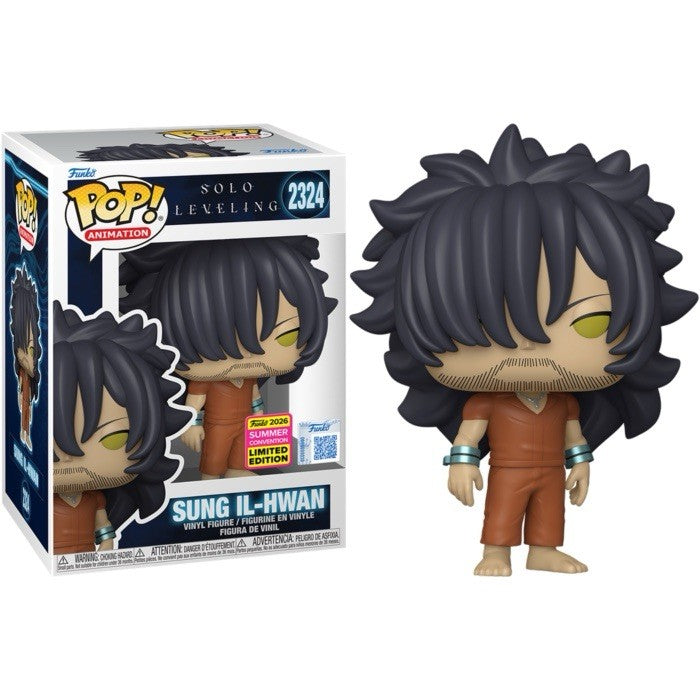 Funko Solo Leveling Sung Il-Hwan SDCC 2026 Exc Pop #2324 Summer Con3