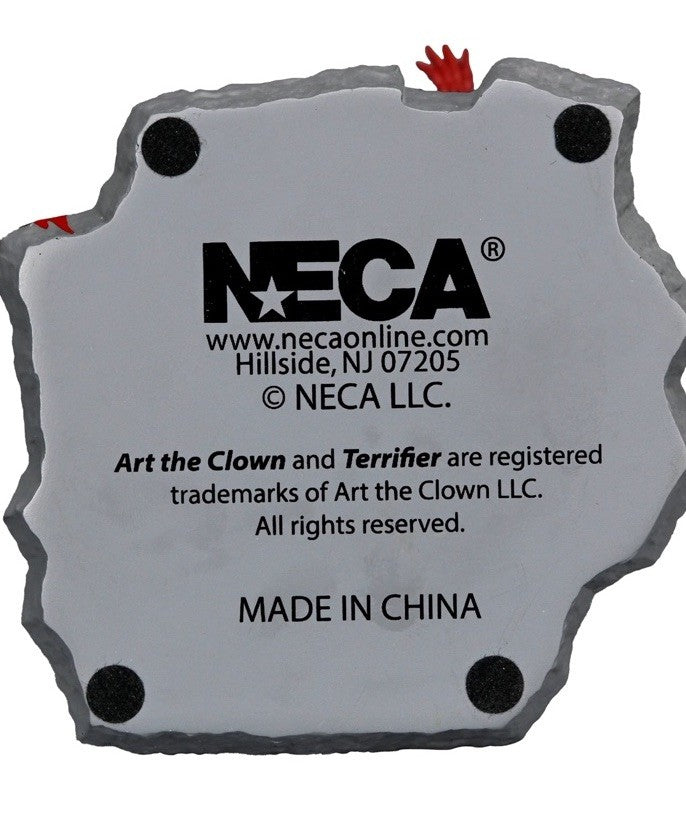 NECA Terrifier Art The Clown Head Knocker Hand Painted Bobblehead Horror In Stk