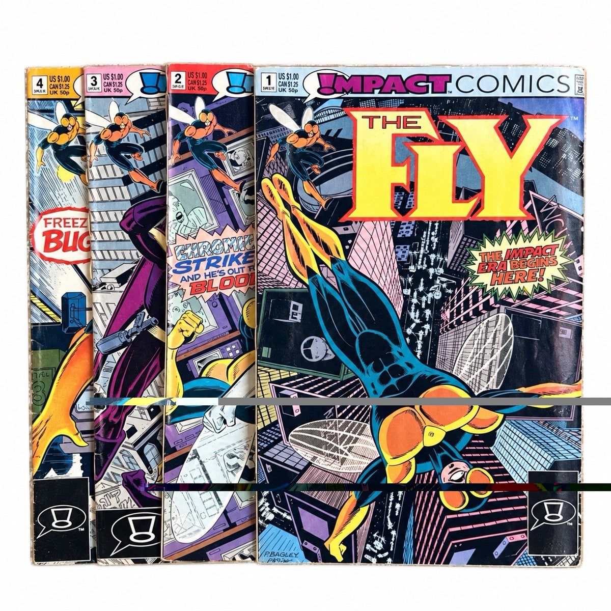 The Fly #1 - 4 1991 Impact Comics 1st App High Grade Comic Book X230-1720