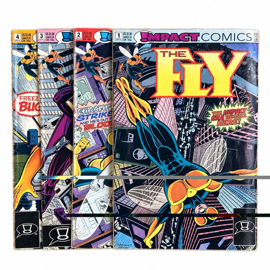 The Fly #1 - 4 1991 Impact Comics 1st App High Grade Comic Book X230-1720