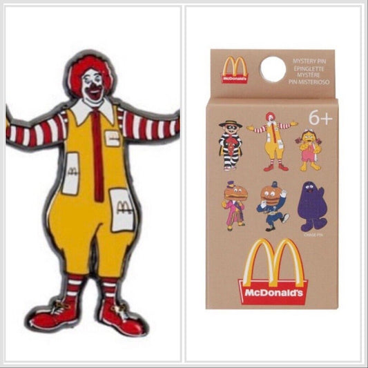 Loungefly RONALD MCDONALD McDonald's Friends Boxed Enamel Pin 50th Official Gift