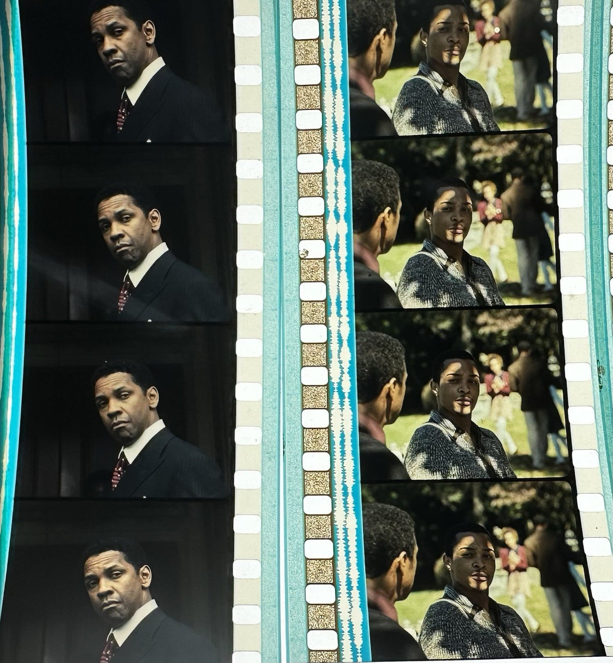 AMERICAN GANGSTER 2007 25x Original 35mm Film Cell Memorabilia Washington1
