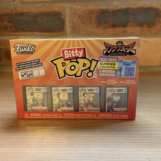 Funko Bitty Pop! Funko Fun Force (4-Pack) 2025 SDCC Freddy franny proto mecha  