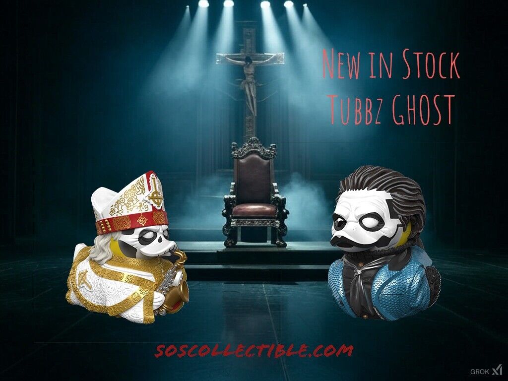 TUBBZ Ghost: Papa Emeritus IV Boxed Collectible Duck Official Rock Band