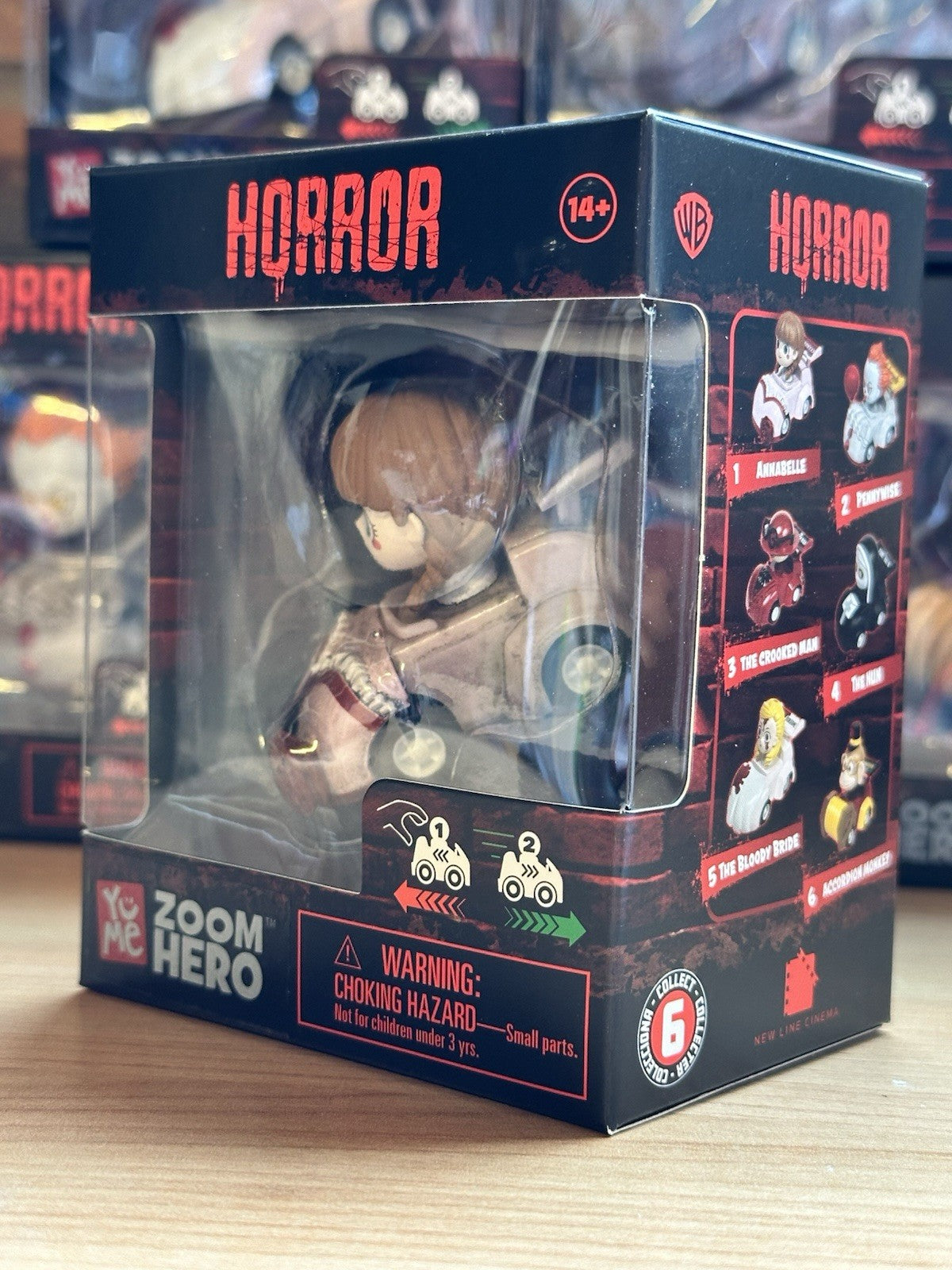 ‘ Annabelle ‘ Zoom Hero Yume Horror Conjuring Pull Back Cars 6 To Collect