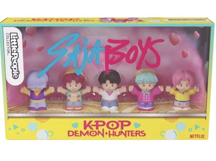 Fisher Price Little People Collector KPop Demon Hunters Saja Boys Figure Set0