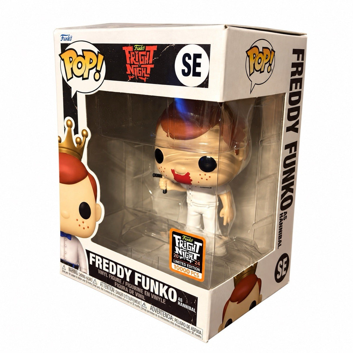 Funko Pop! SE Freddy Funko as Hannibal Lector Le10k Fright Night 2022 Exc Bloody0