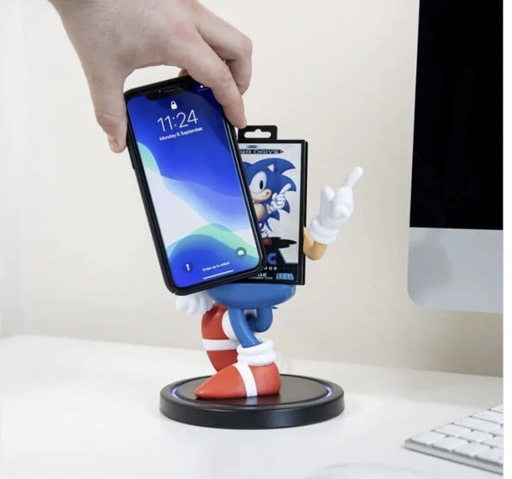  Sonic The Hedgehog SEGA Power Idolz - Wireless Charger Phone  Vinyl Figure Qi0