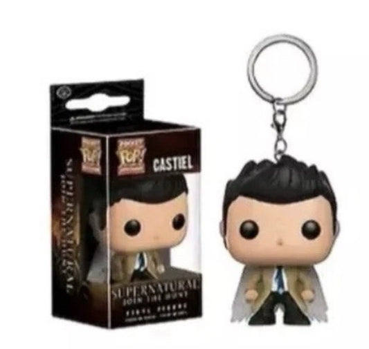 Castiel W/ Wings Supernatural Pocket Pop Keyring Collectable Vinyl Fig Cult Tv0