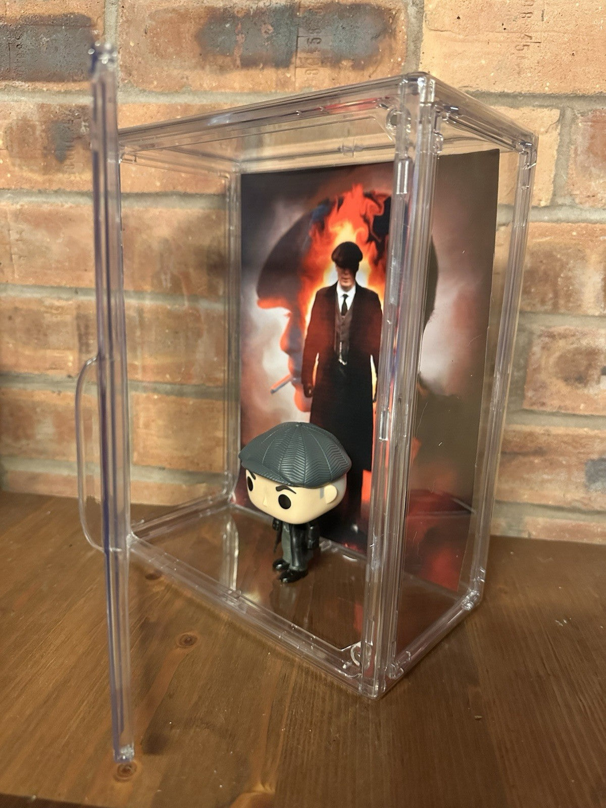 Custom Peaky Blinders Thomas Tommy Shelby Figure & Hard Display Case Movie3