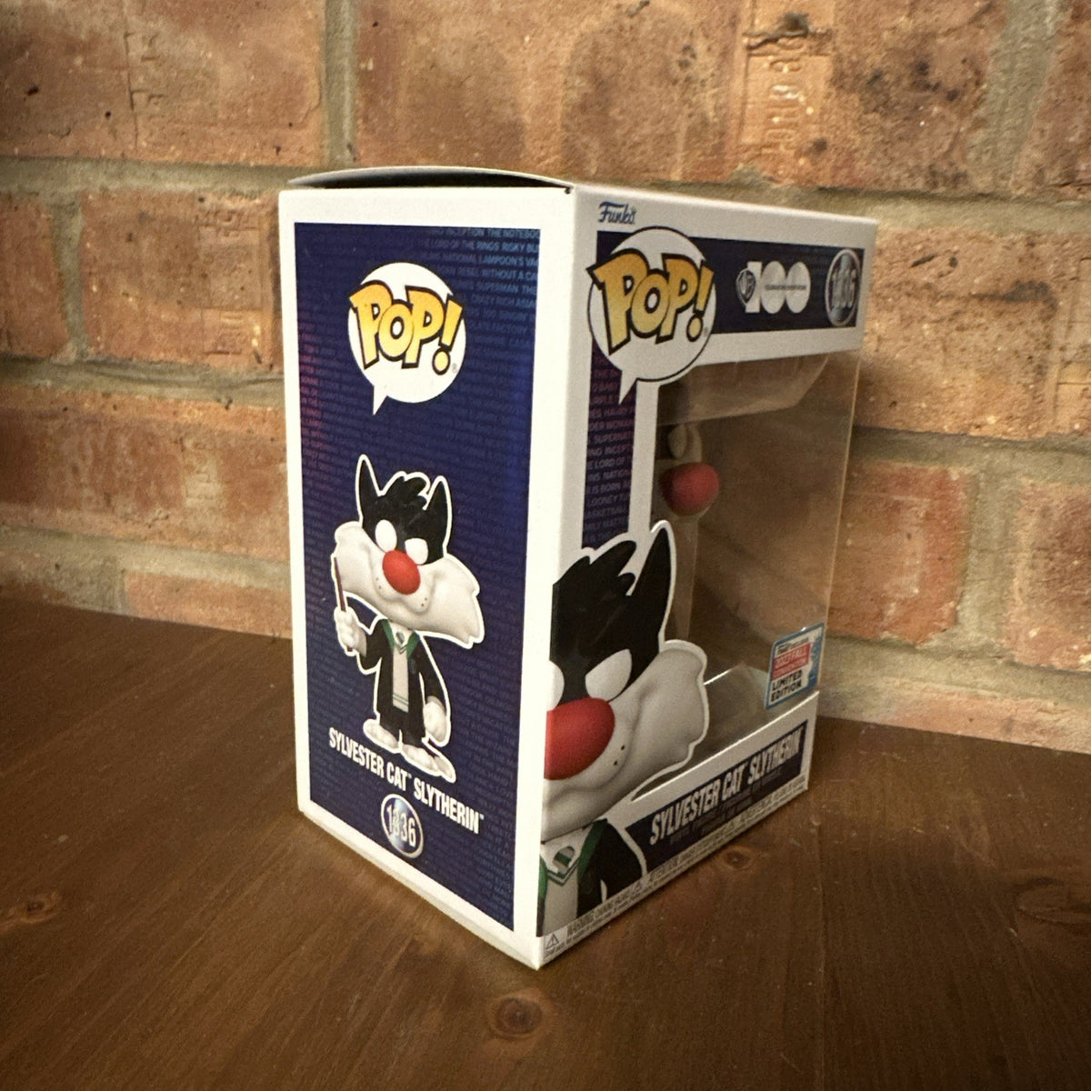 Funko Pop Animation Sylvester Cat Slytherin 2023 Summer Convention Ltd Ed New2