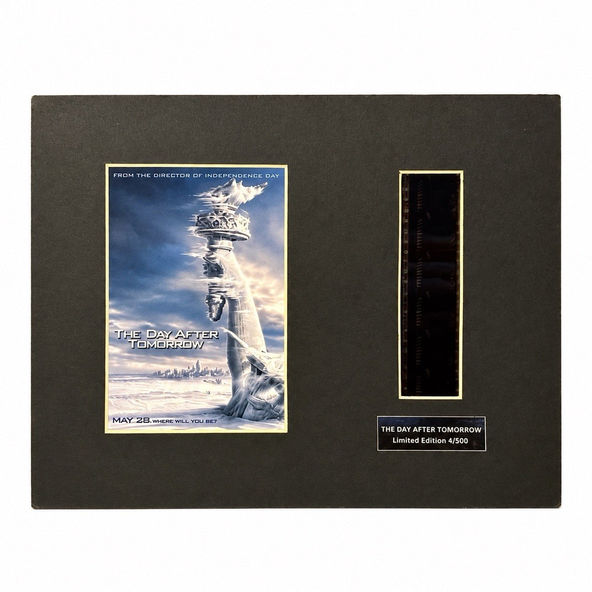 Day After Tomorrow Mounted Film Cell Display Action Movie 4 Of 200 8x10 COA0