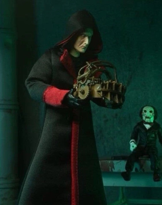 Neca ULTIMATE SAW JIGSAW KILLER Black Robe With Trike 18cm Window figure In Stk
