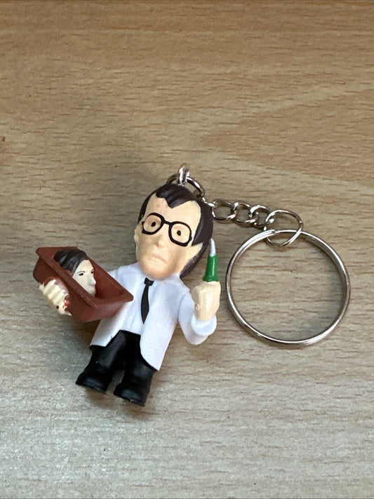 Herbert West 3D Key ring Horror TV Movie Goth Gift Kids Cult gift bag Keychain0