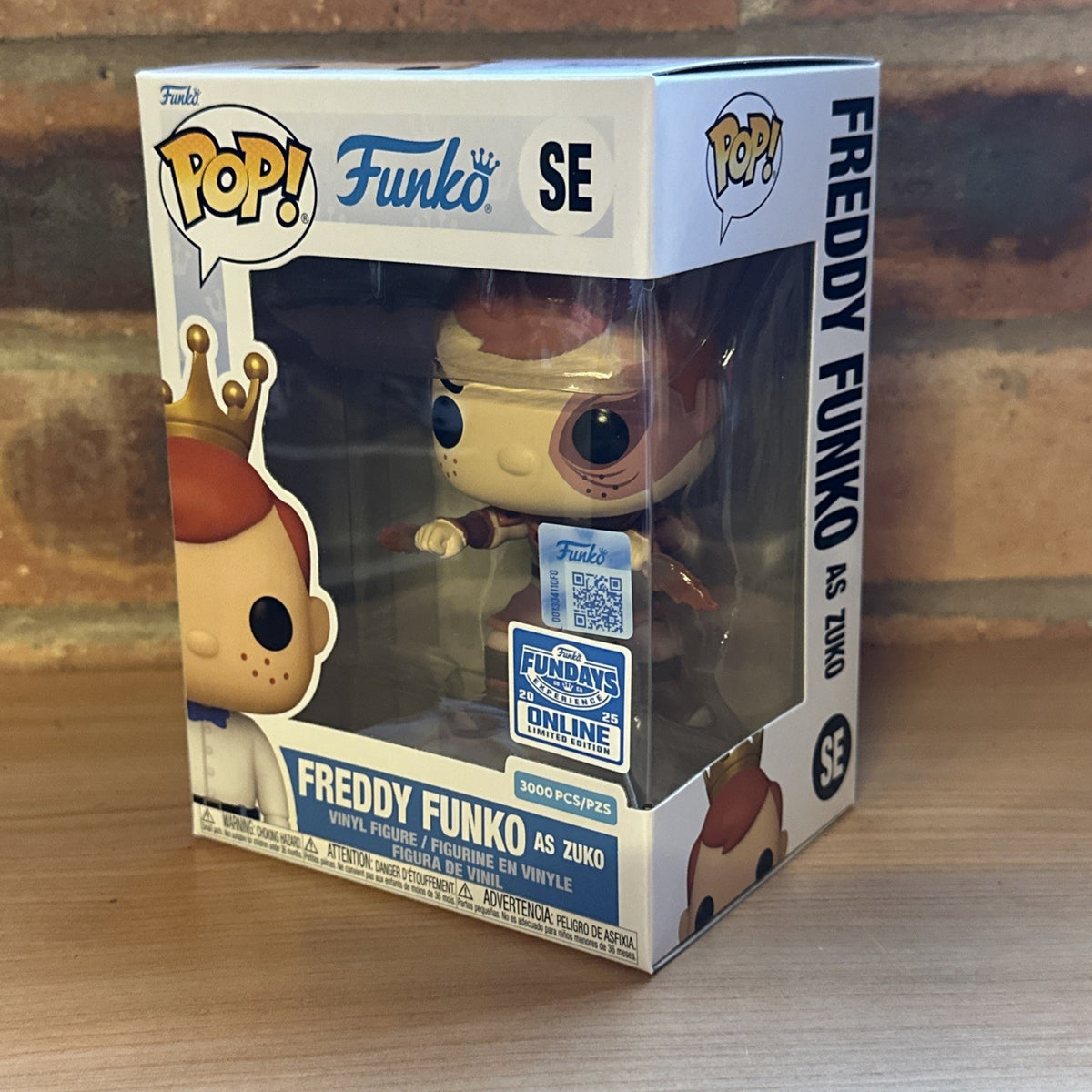 Funko Fundays 2025 Exclusive POP! SE Freddy Funko As Zuko LE 3000 W/protector 0