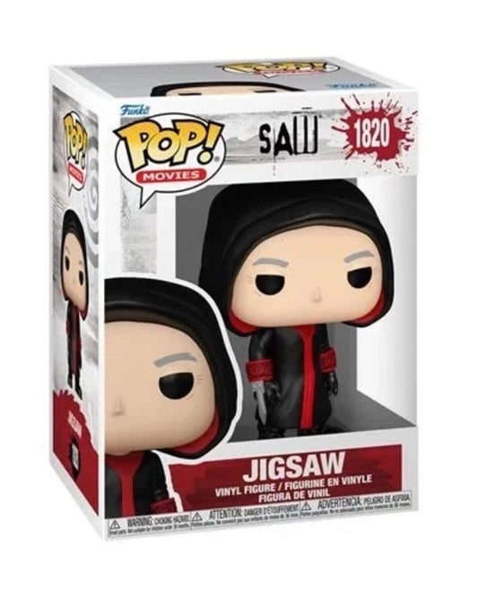 Funko POP! Jigsaw Saw #1820 Cult Horror Movie W/protector On Way Now 2 Wks