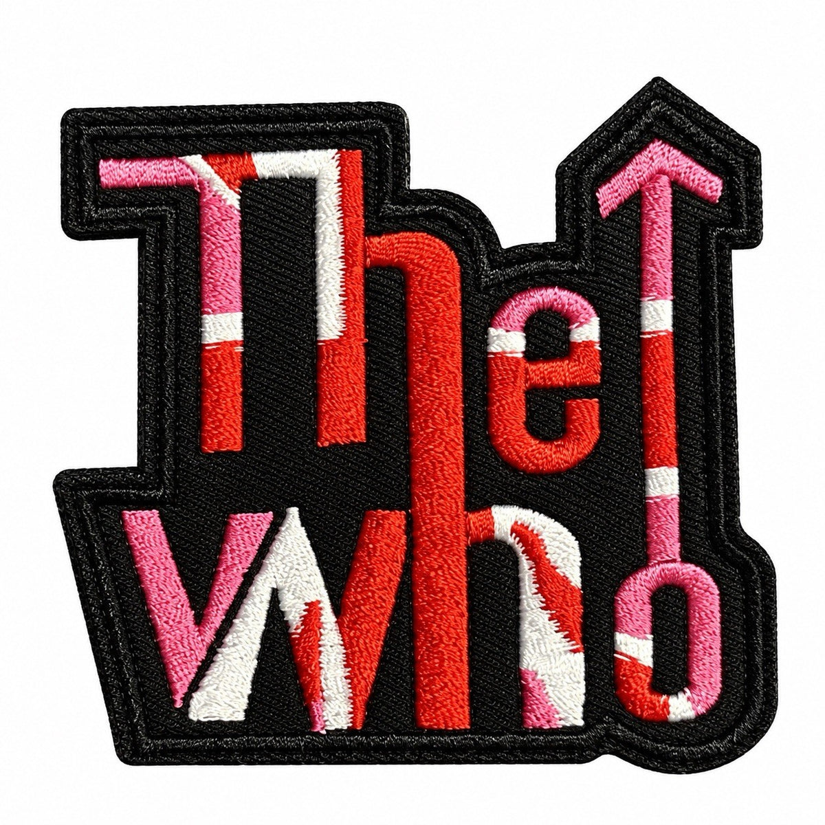  The Who Music Rock Band Badge Embroidered Patches SOSJams Sew Iron On Patch0