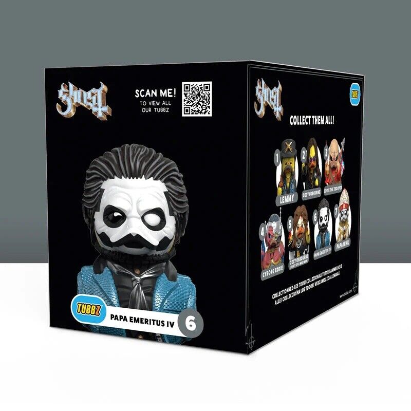 TUBBZ Ghost: Papa Emeritus IV Boxed Collectible Duck Official Rock Band