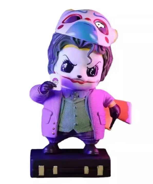 12.5cm Pokemon Vinyl Pikachu  The Joker With Mask Figure Dc Q In Stock Now Gift3