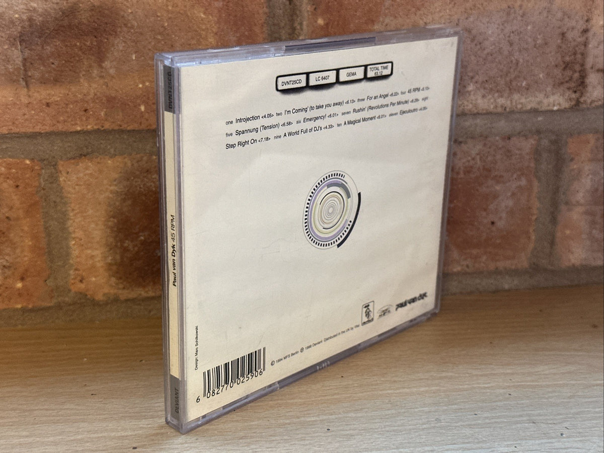 Van Dyk, Paul : 45rpm CD Album 11 Track 90’s Dance Trance Album1