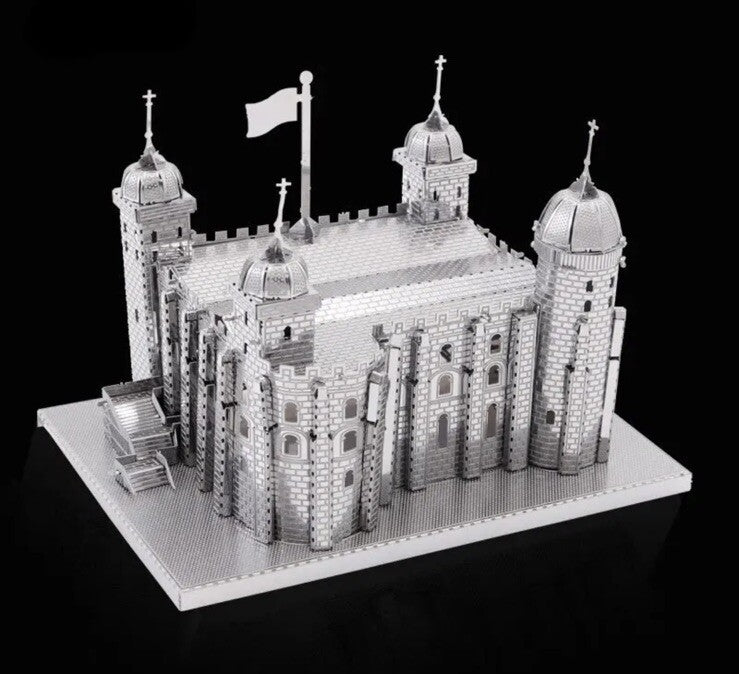Metal Model Tower of London 3D Laser Cut Sheet Metal DIY Kit Hobby Gift 0