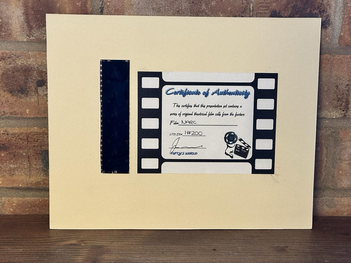 Film Cell NARC Film Movie Gift 8x10 1/200 COA ,  Patric, Liotta3