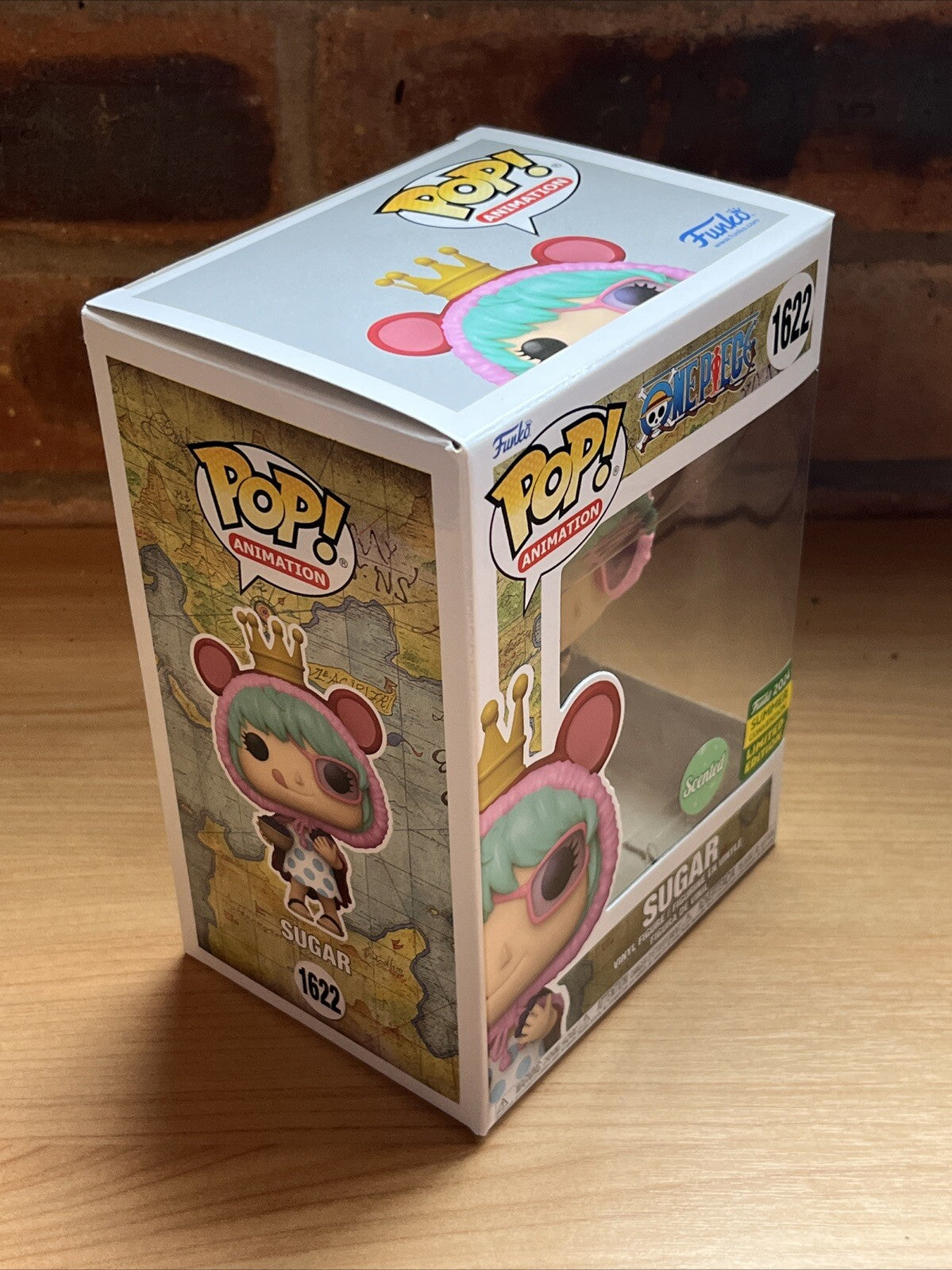 FUNKO ONE PIECE SUGAR POP SDCC 2024 Ltd Ed Scent Smell Pop Comic Con Luffy3