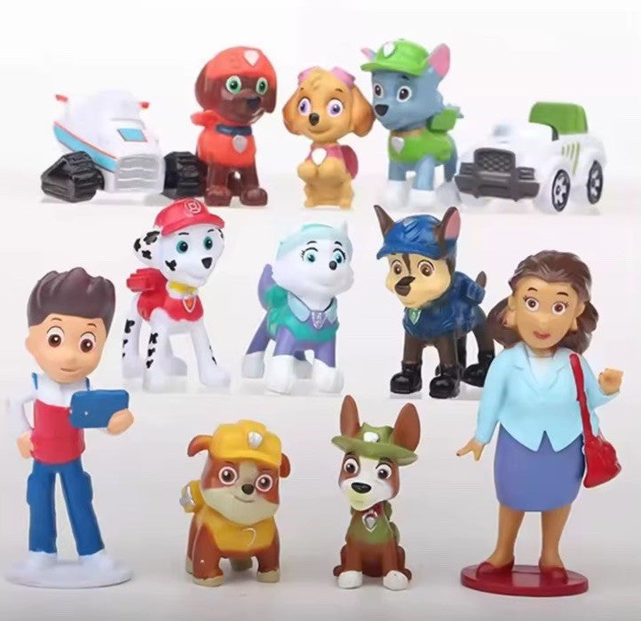 12PCs Paw Patrol Action Figures Puppy Dogs Kids Toy Gift- UK SELLER