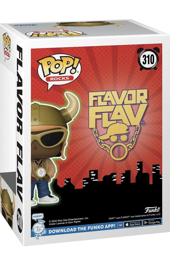 Funko POP! Rocks: Flavor Flav - Collectable Vinyl Figure 310 Hip Hop Rap2