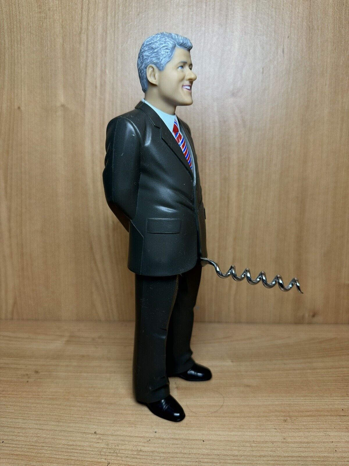 2008 Corkscrew Bill Clinton Wine Bottle Opener Gag Gift Novelty USA President