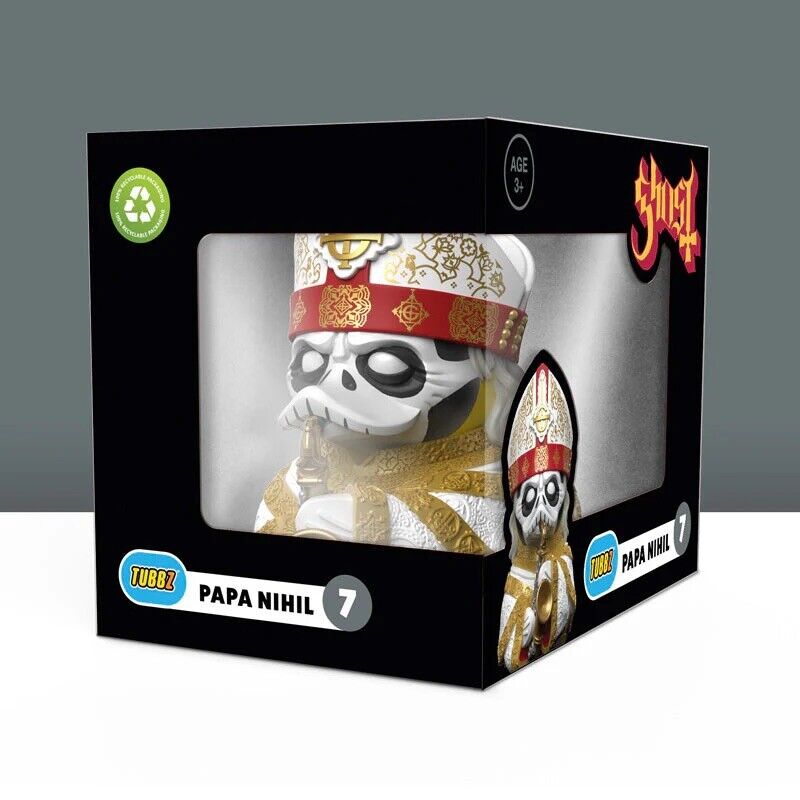 TUBBZ Ghost: Papa Nihil  Boxed Collectible Duck Official Rock Band Cult