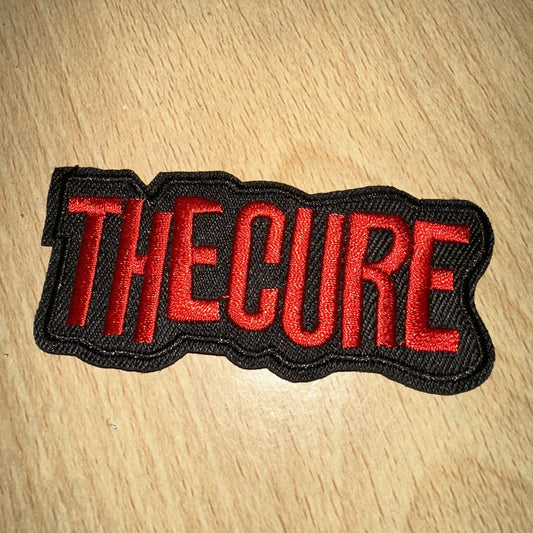 The Cure Patch | Iron On Sew On Embroidered Badge Rock Metal Punk
