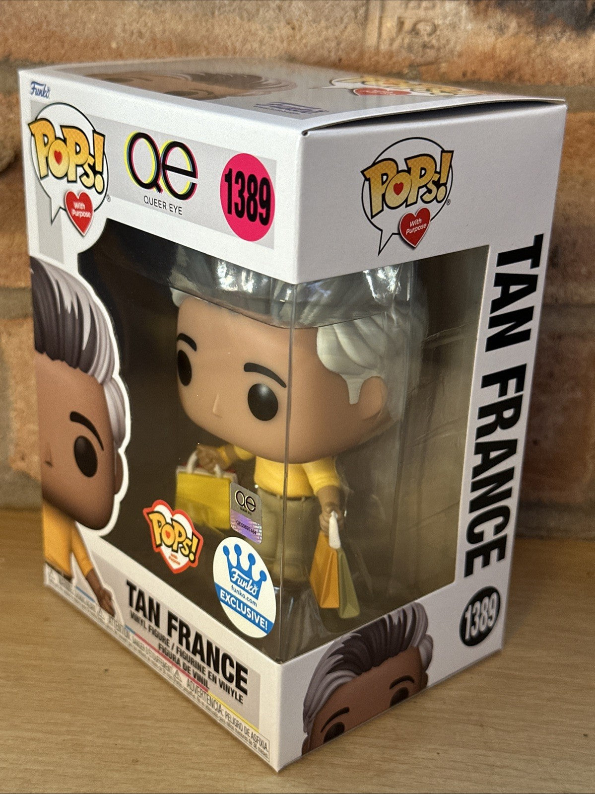 Funko Pops! With Purpose QE Queer Eye 1389 Tan France Funko Shop Exclusive0