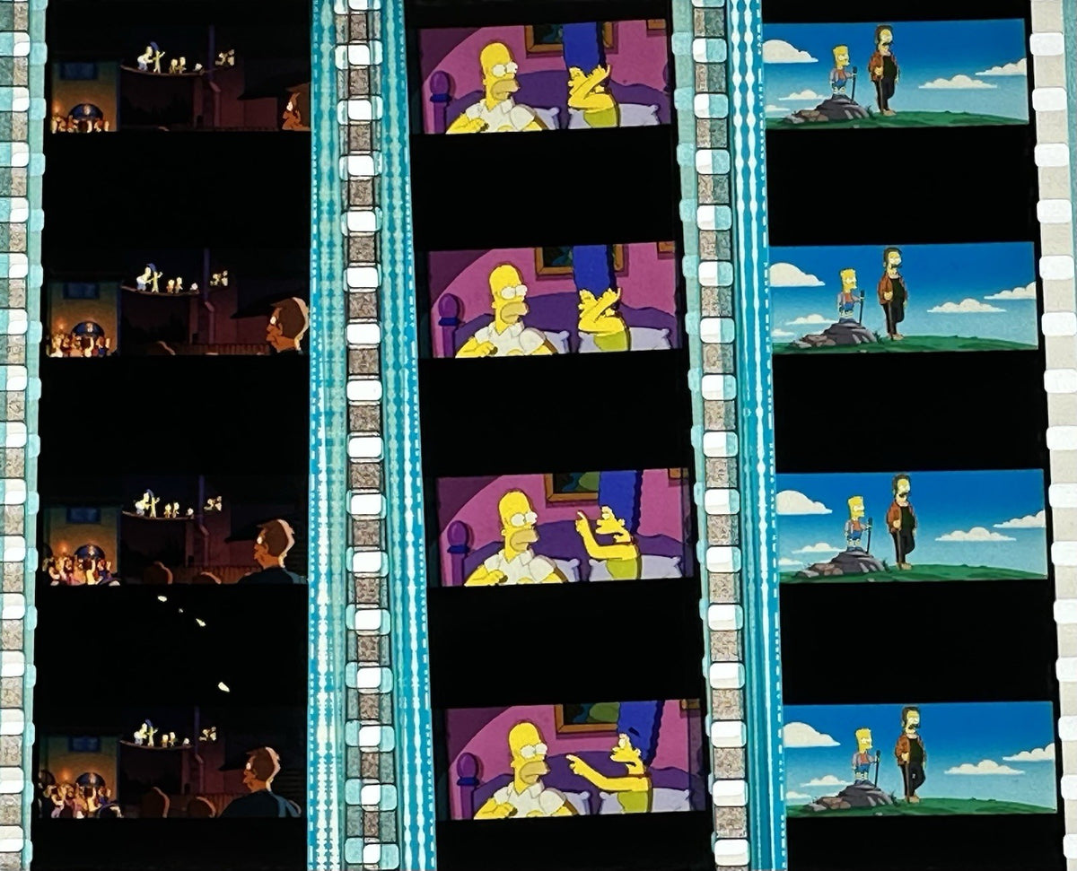Simpsons Movie 25x Film Cell Cells Homer Scene Cartoon Collectible Unmounted2