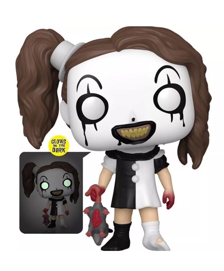 Terrifier Little Pale Girl GLOW GITD Funko Art The Clown  Speciality 1749 In Stk