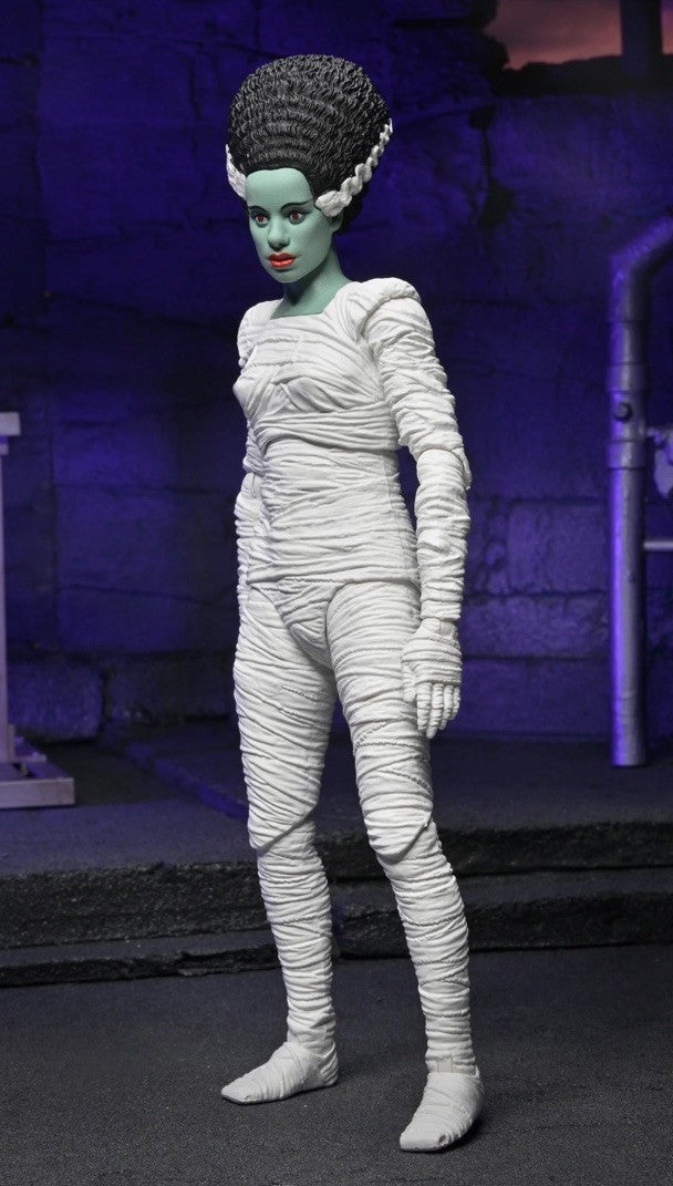 Neca RETRO GLOW BRIDE OF FRANKENSTEIN 7” SCALE ACTION FIGURE 2025 CON EXC In Stk4