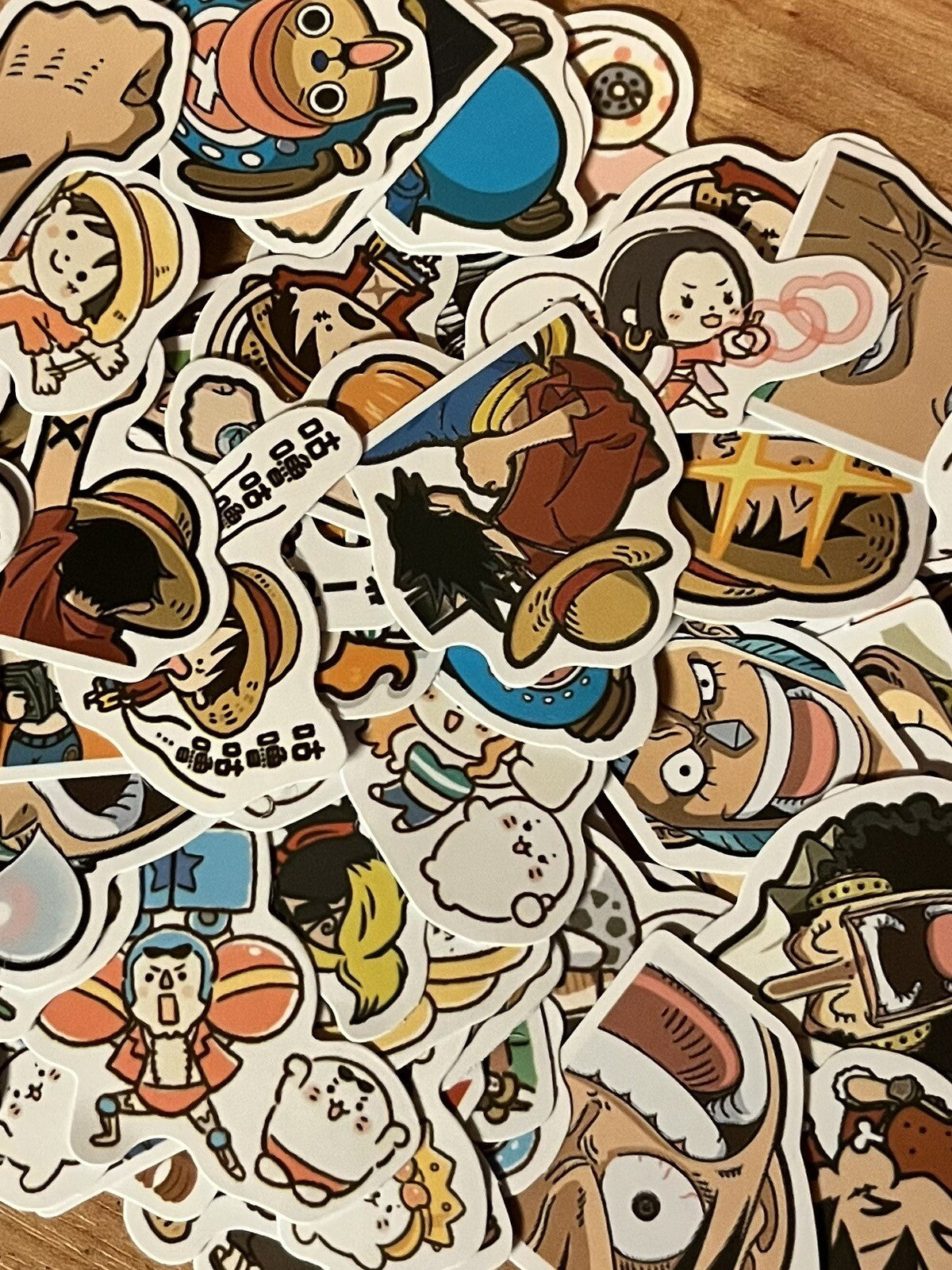 100 One Piece Stickers Luffy Zoro Nami Anime Vinyl Decals Luggage Car Laptop1