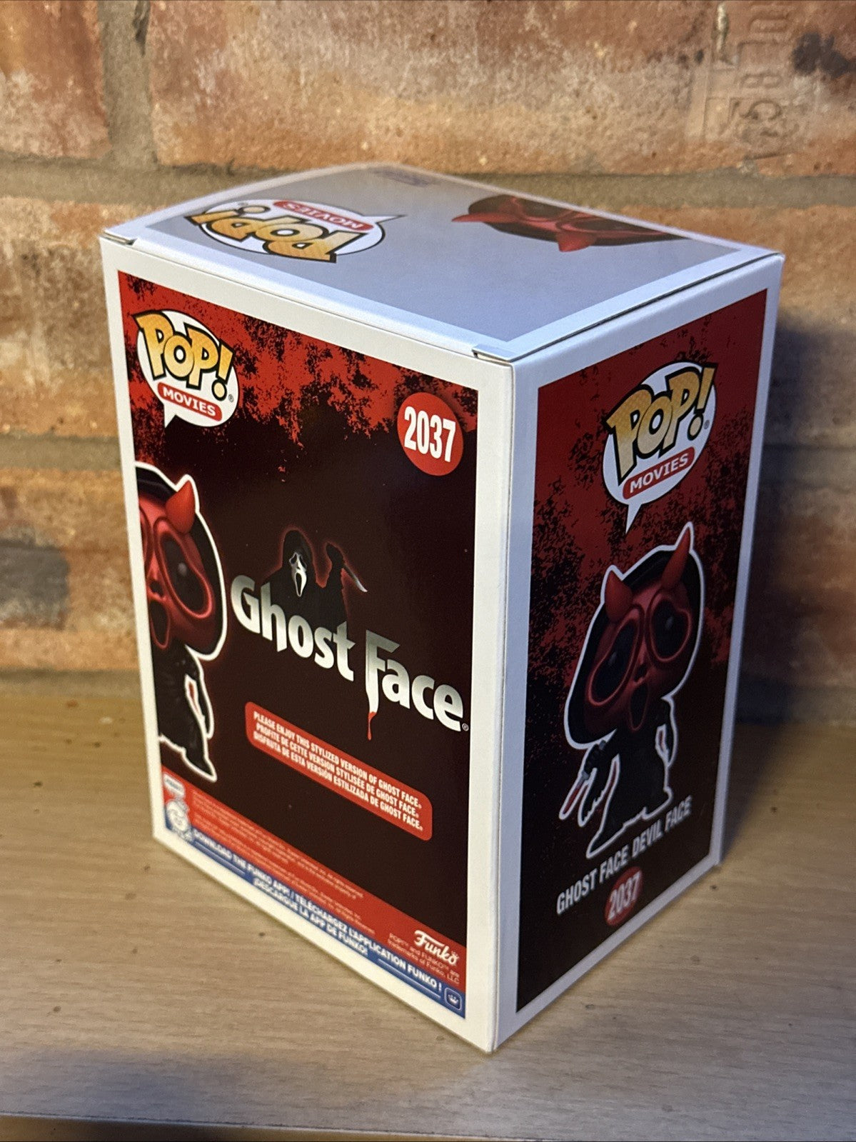 Ghost Face Funko Pop  Devil Face #2037 Pop Movies Vinyl Figure New3