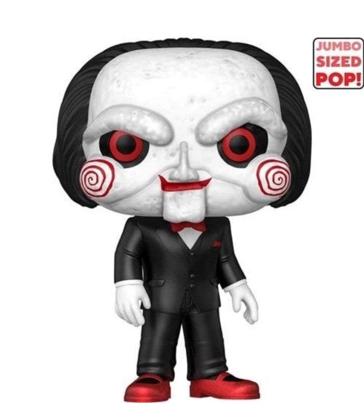 Funko Pop! Saw Billy the Puppet Jumbo 10-Inch #1821 Cult Horror In Stock0