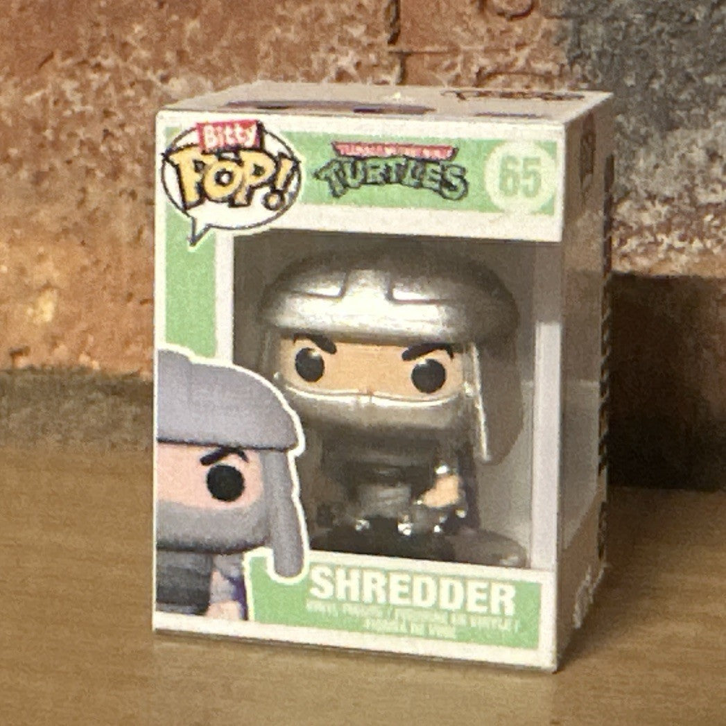 Funko Bitty Pop TMNT Shredder # 65 Teenage Mutant Ninja Turtles (0.9-inches tall0