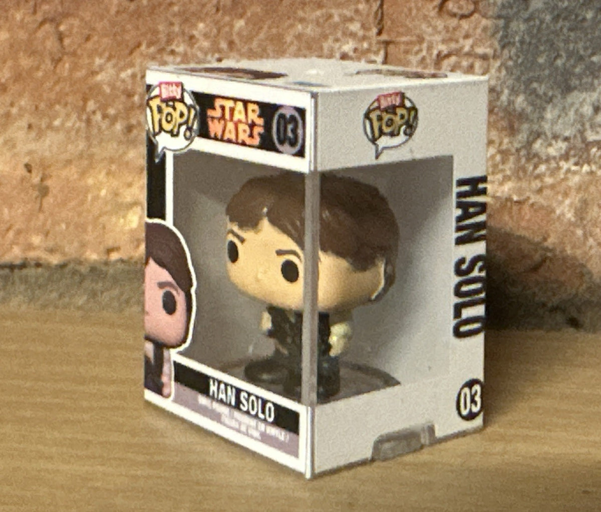 Funko Bitty Pop Star Wars Han Solo # 03 Disney (0.9-inches tall)0
