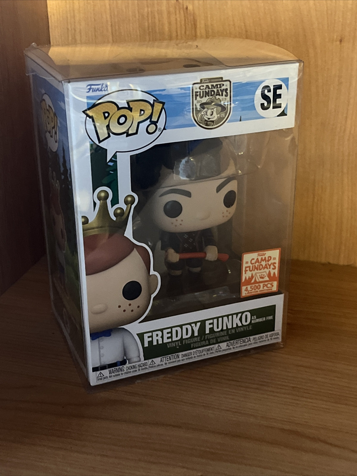 Funko Pop! Camp Fun Days SDCC 2023 Freddy Number Five 5 LE4500 Umbrella Academy1